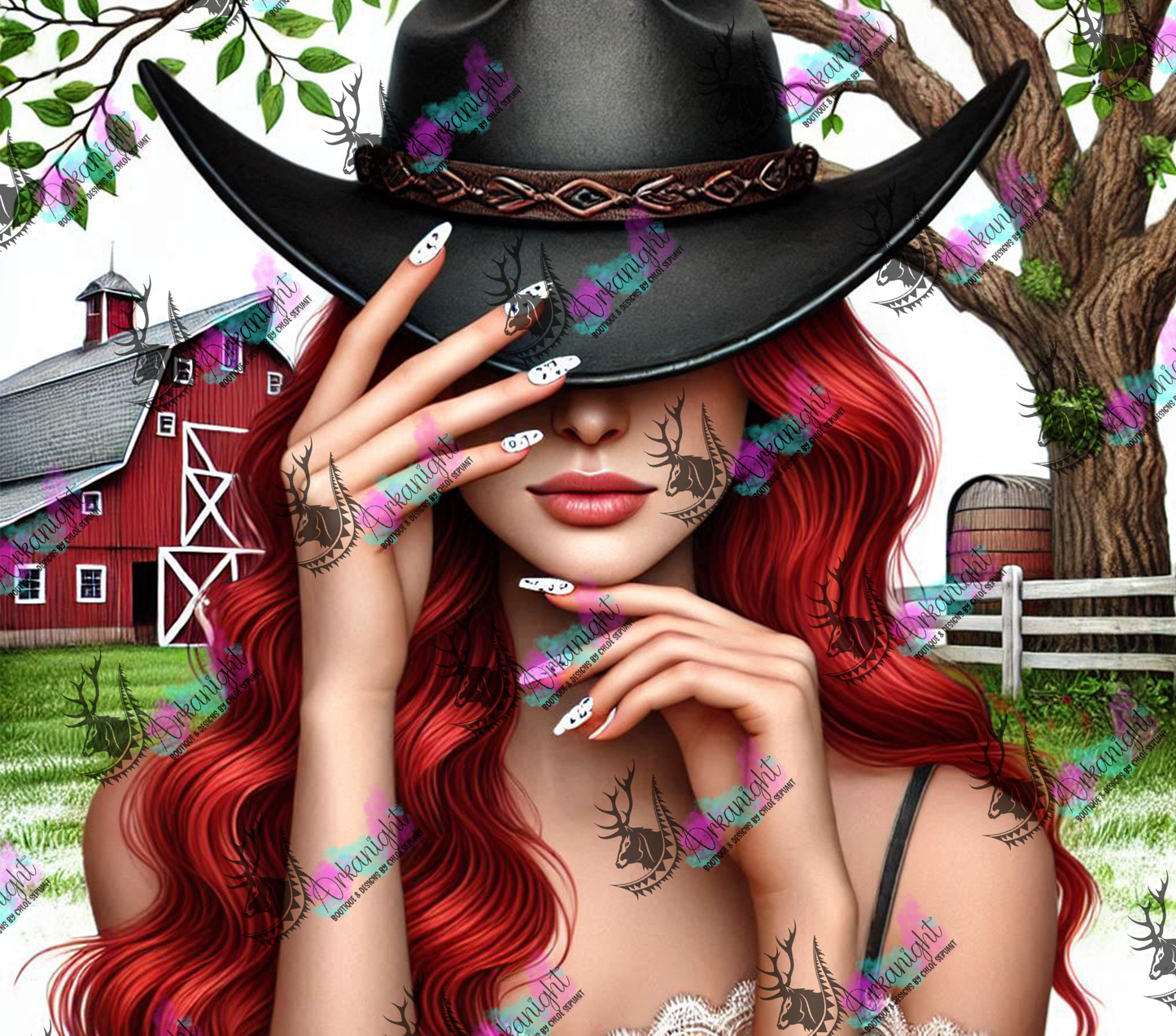 Numérique - Collection Western 2025 - Cowgirl Rousse - 02