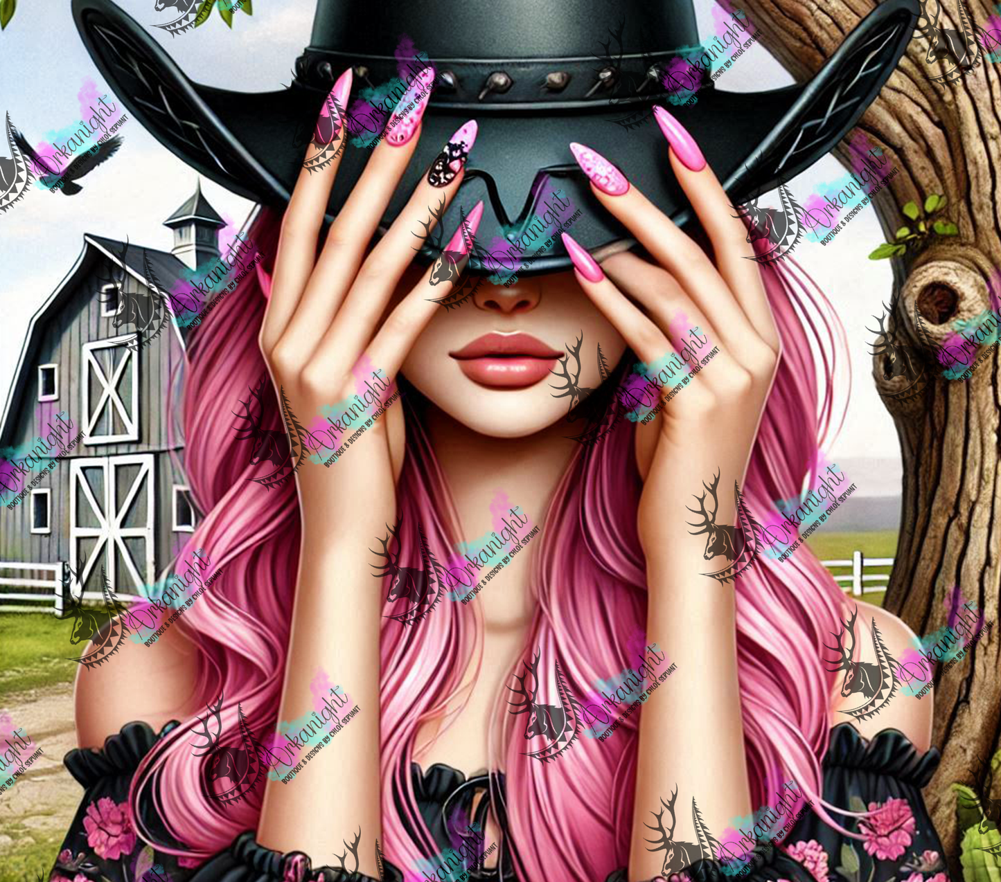 Numérique - Collection Western 2025 - Cowgirl Rose - 02