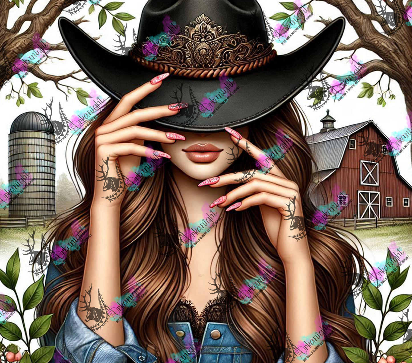 Numérique - Collection Western 2025 - Cowgirl Brune - 03