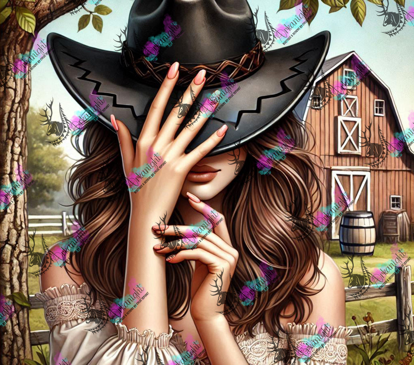 Numérique - Collection Western 2025 - Cowgirl Brune - 02