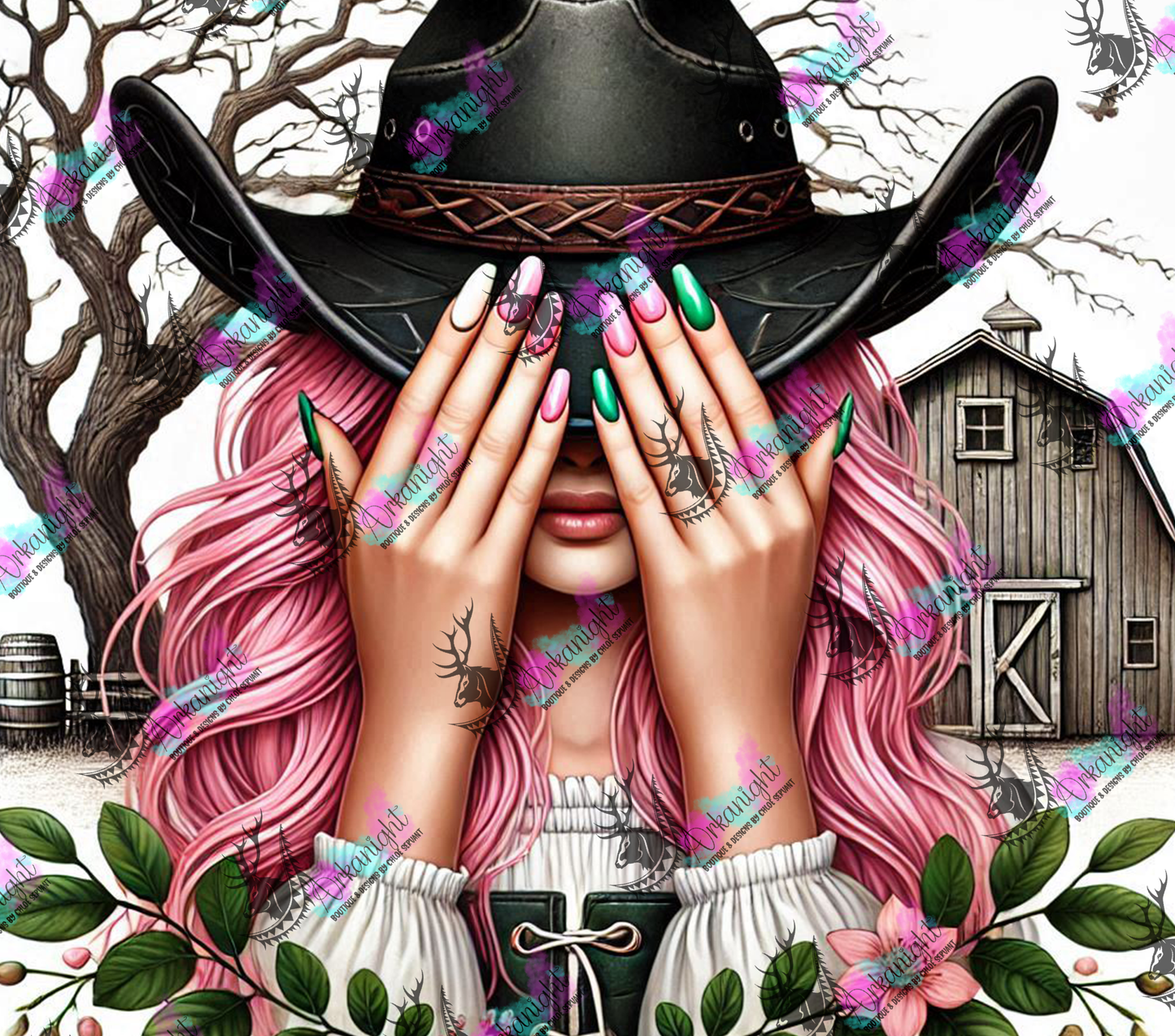 Numérique - Collection Western 2025 - Cowgirl Rose - 01