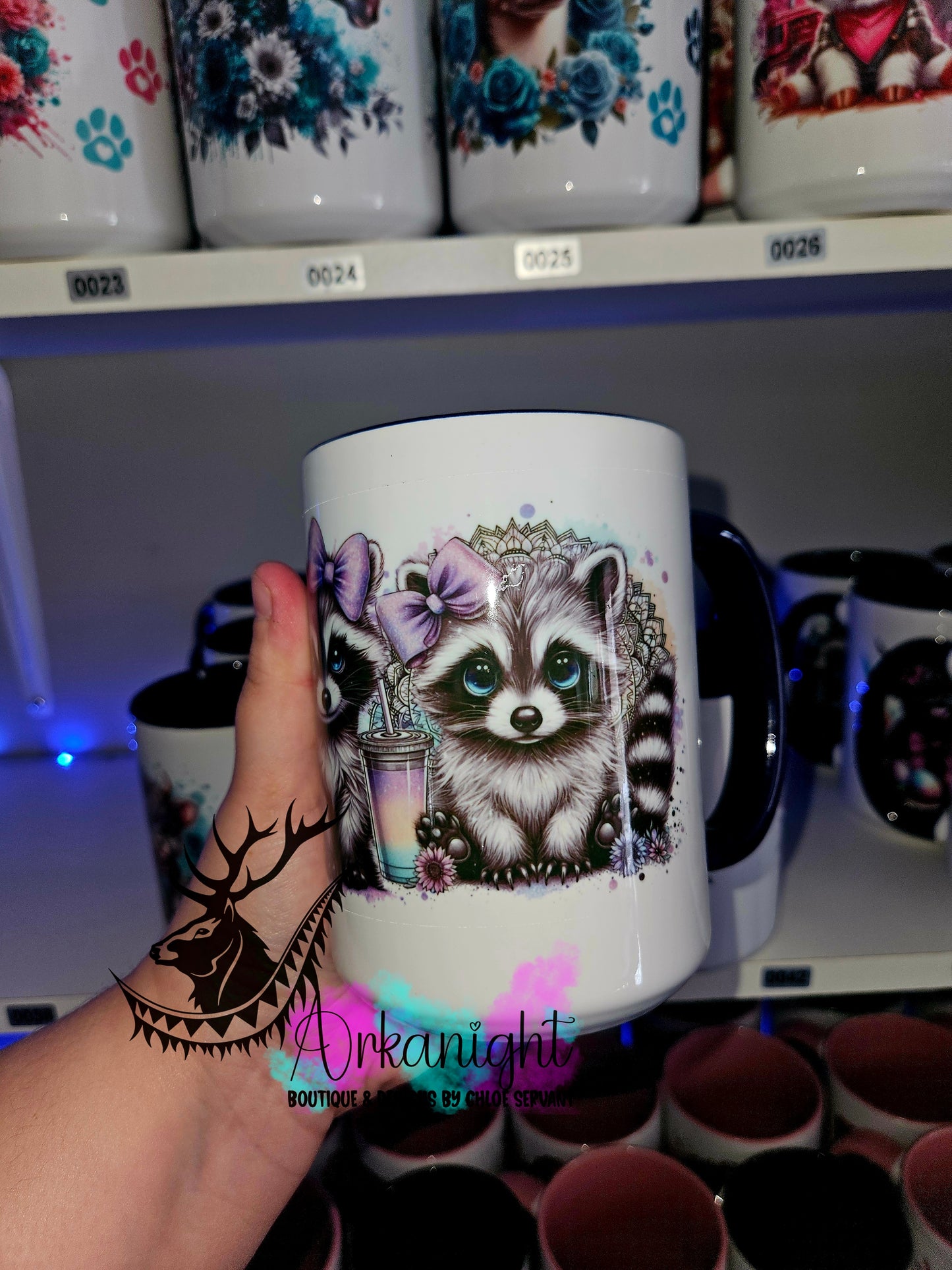 Tasse en céramique sur commande - Raton Capteur de rêve