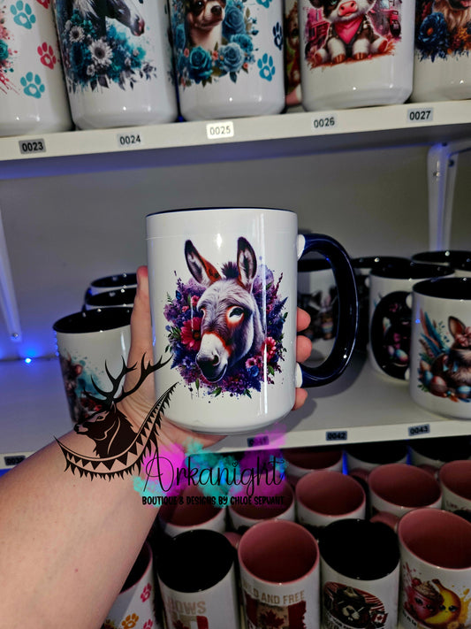 Tasse en céramique sur commande - Âne