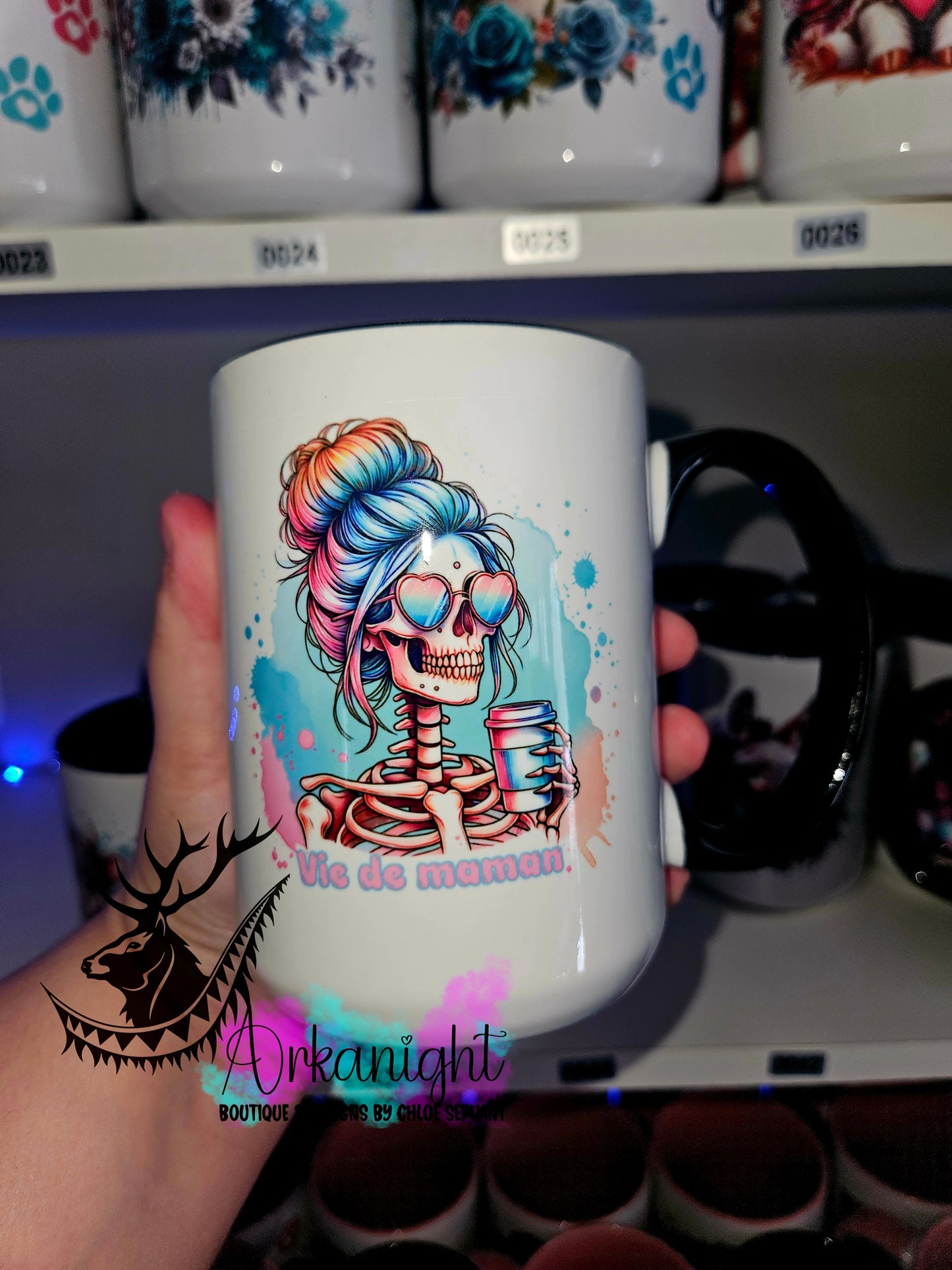 Tasse en céramique sur commande - Vie de maman