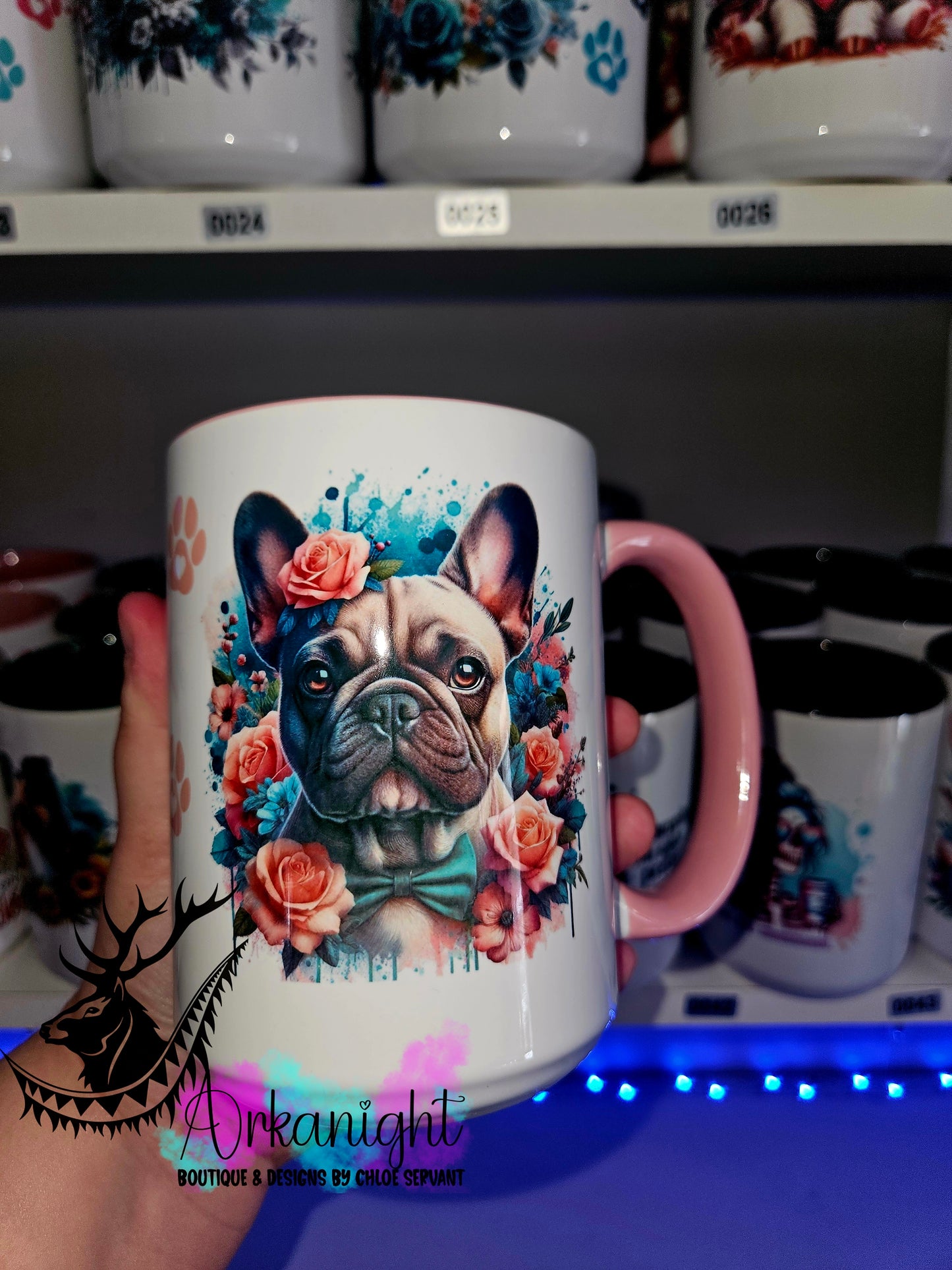 Tasse en céramique sur commande - Black & Tan Frenchie