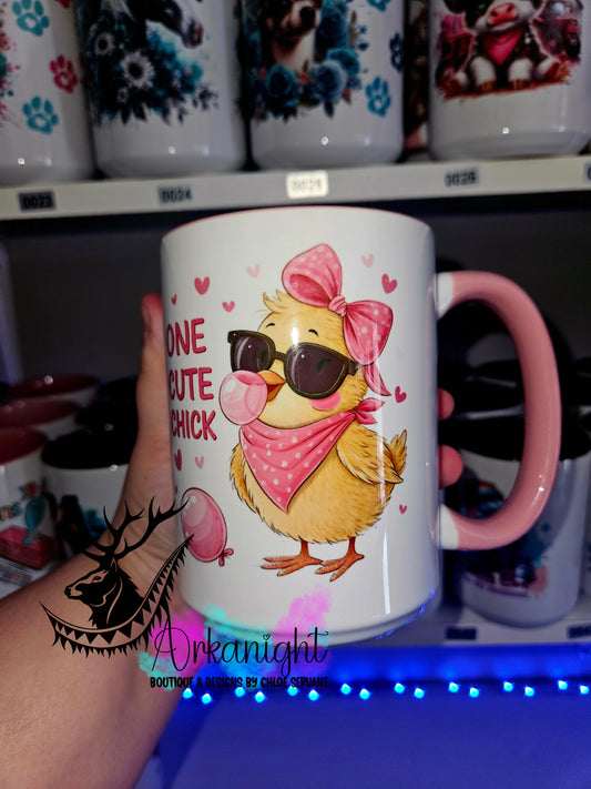 Tasse en céramique sur commande - One Cute Chick