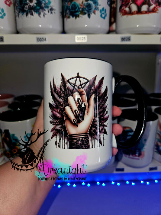 Tasse en céramique sur commande - Black Obsidian