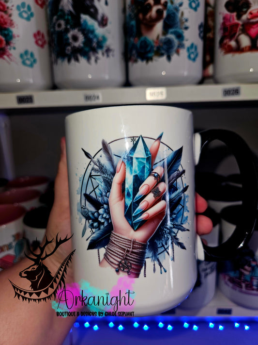 Tasse en céramique sur commande - Aquamarine