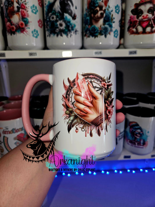 Tasse en céramique sur commande - Rose Quartz