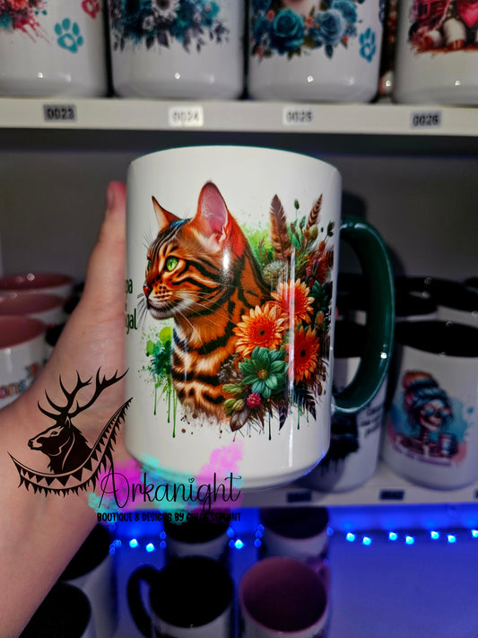Tasse en céramique sur commande - Papa de Bengal