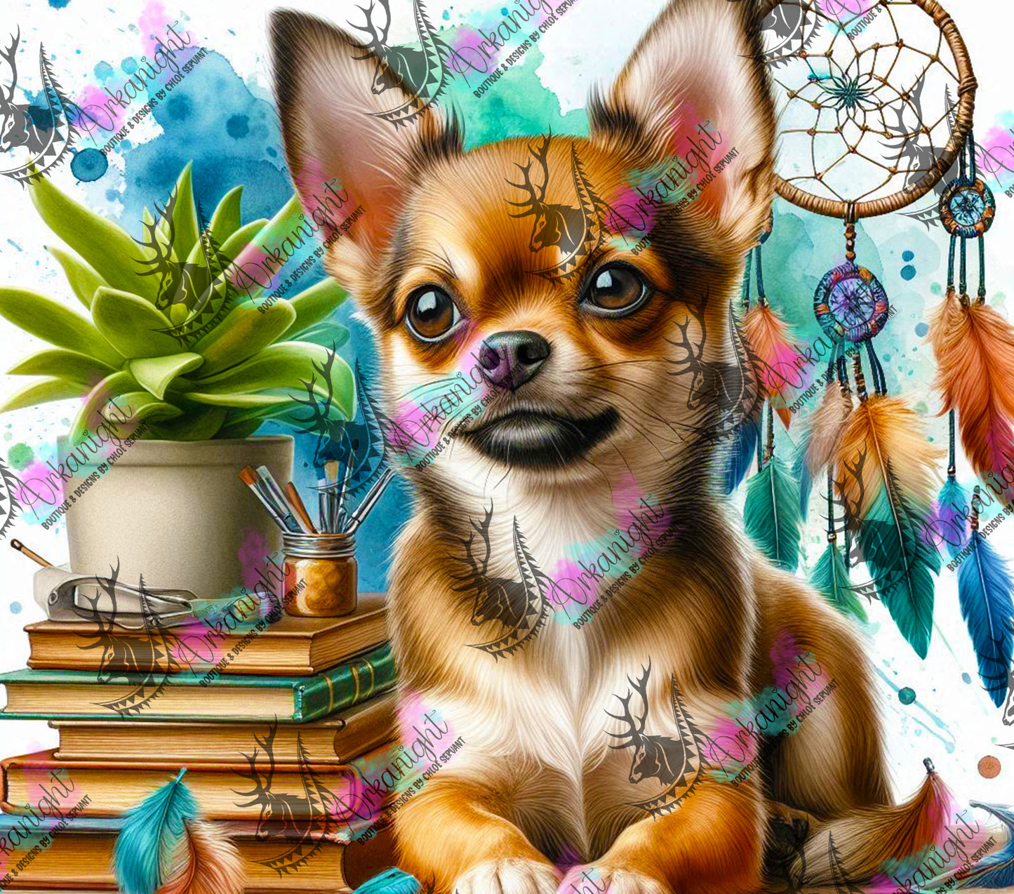 Numérique - Collection Books & Dogs - Chihuahua - 01