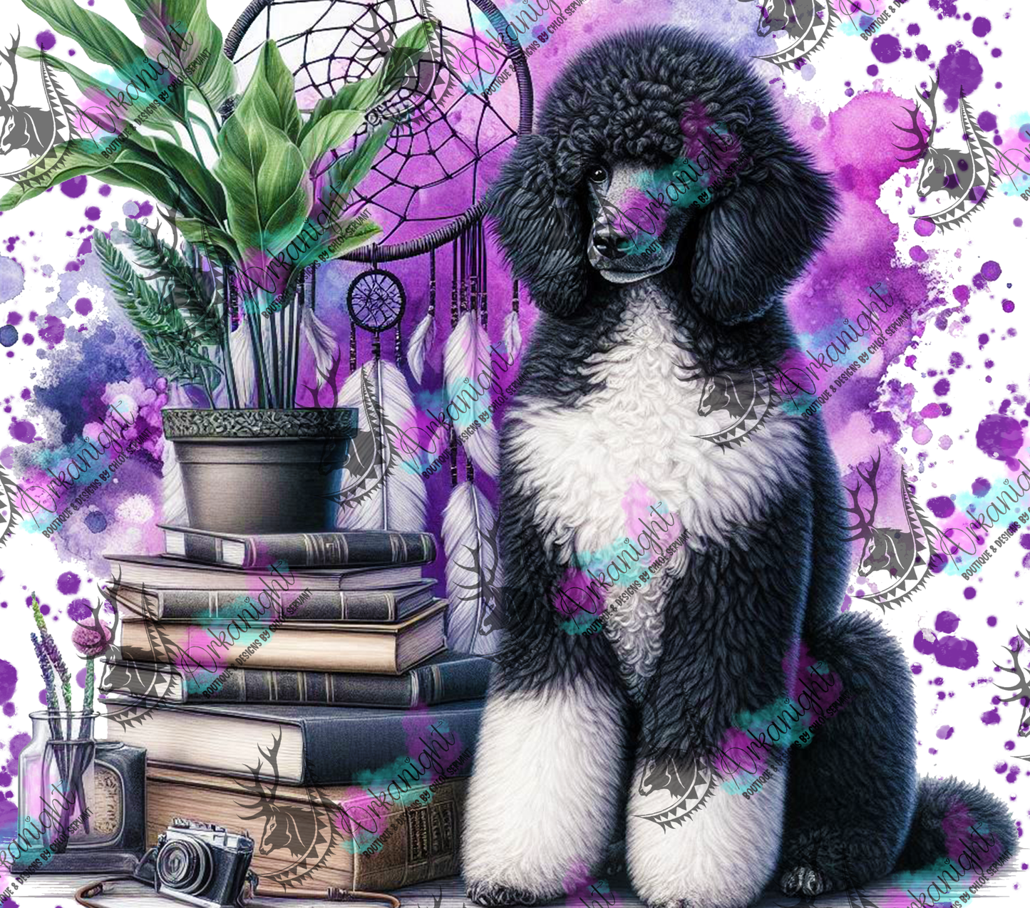 Numérique - Collection Books & Dogs - Standard Poodle - 01