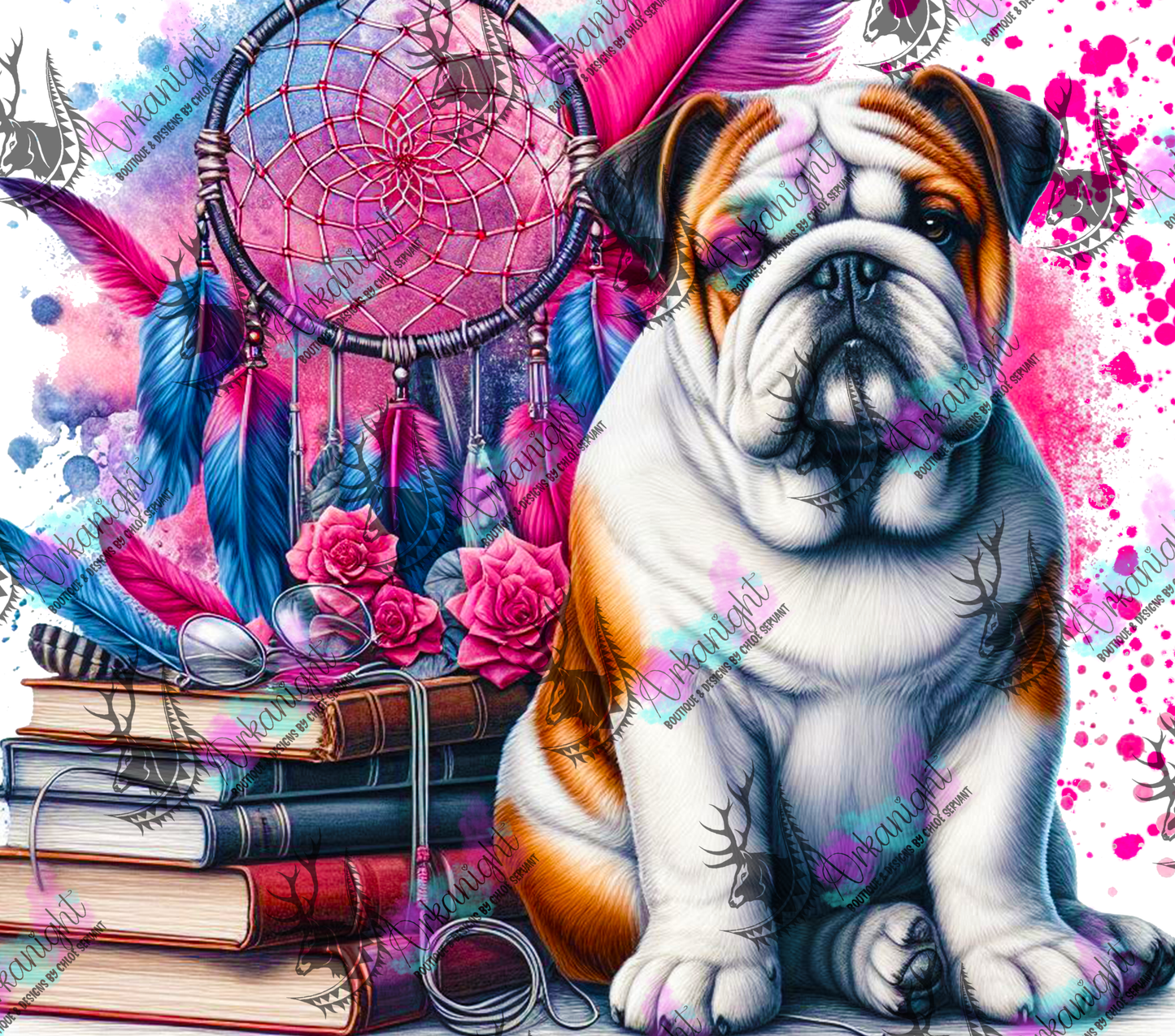 Numérique - Collection Books & Dogs - English Bulldog -02