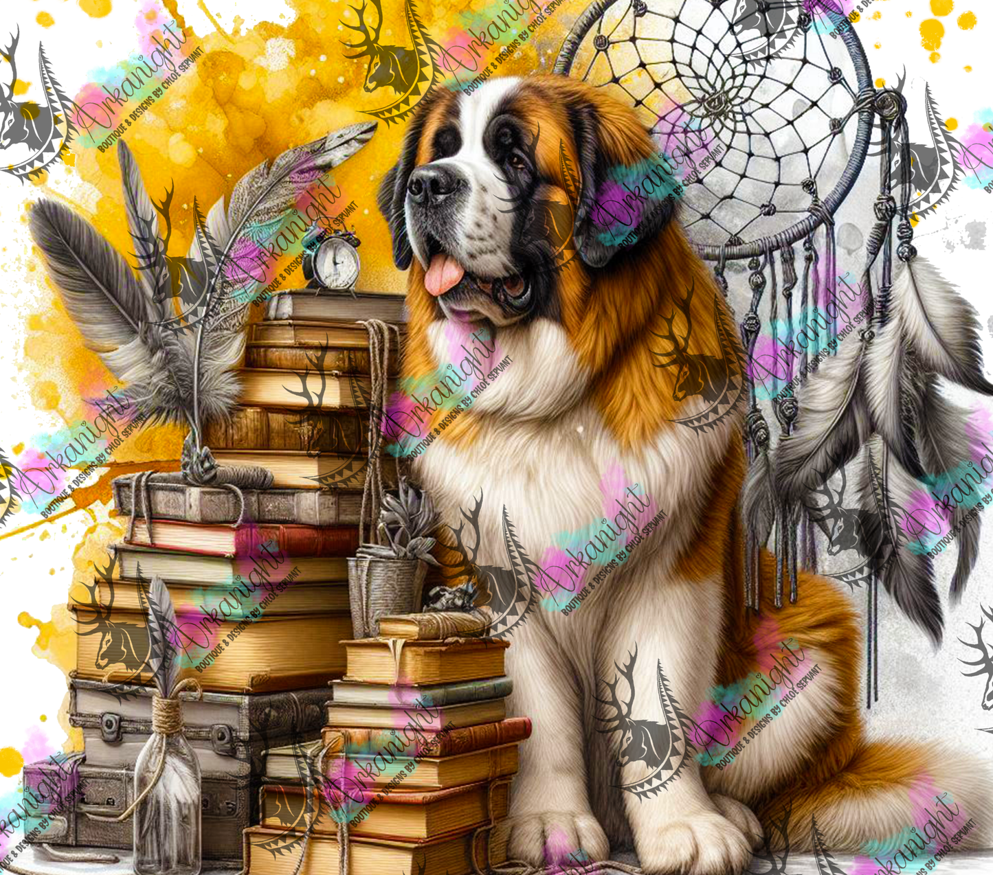 Numérique - Collection Books & Dogs - Saint-Bernard