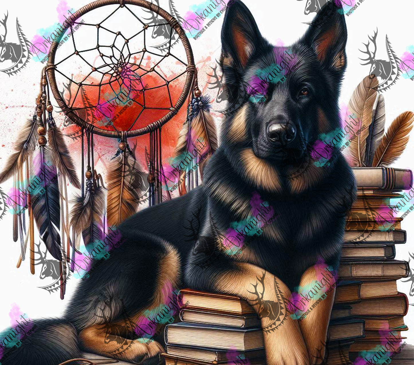 Numérique - Collection Books & Dogs - German Shepherd- 04