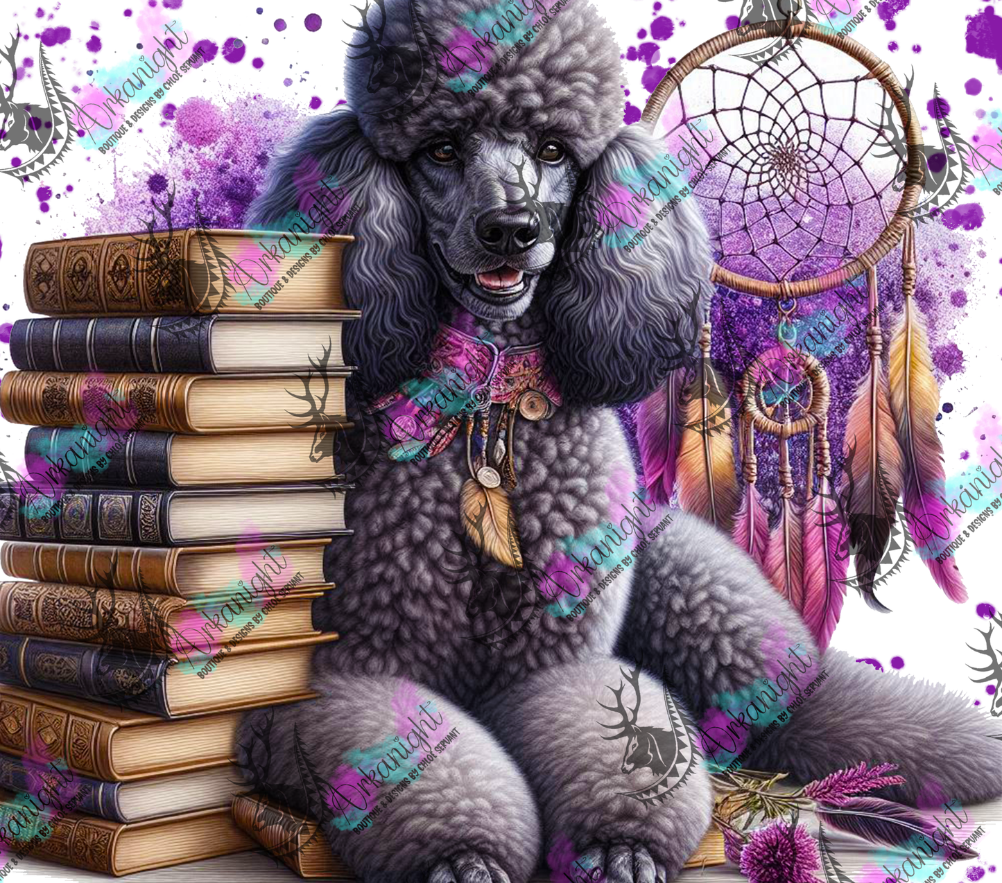 Numérique - Collection Books & Dogs - Standard Poodle - 02