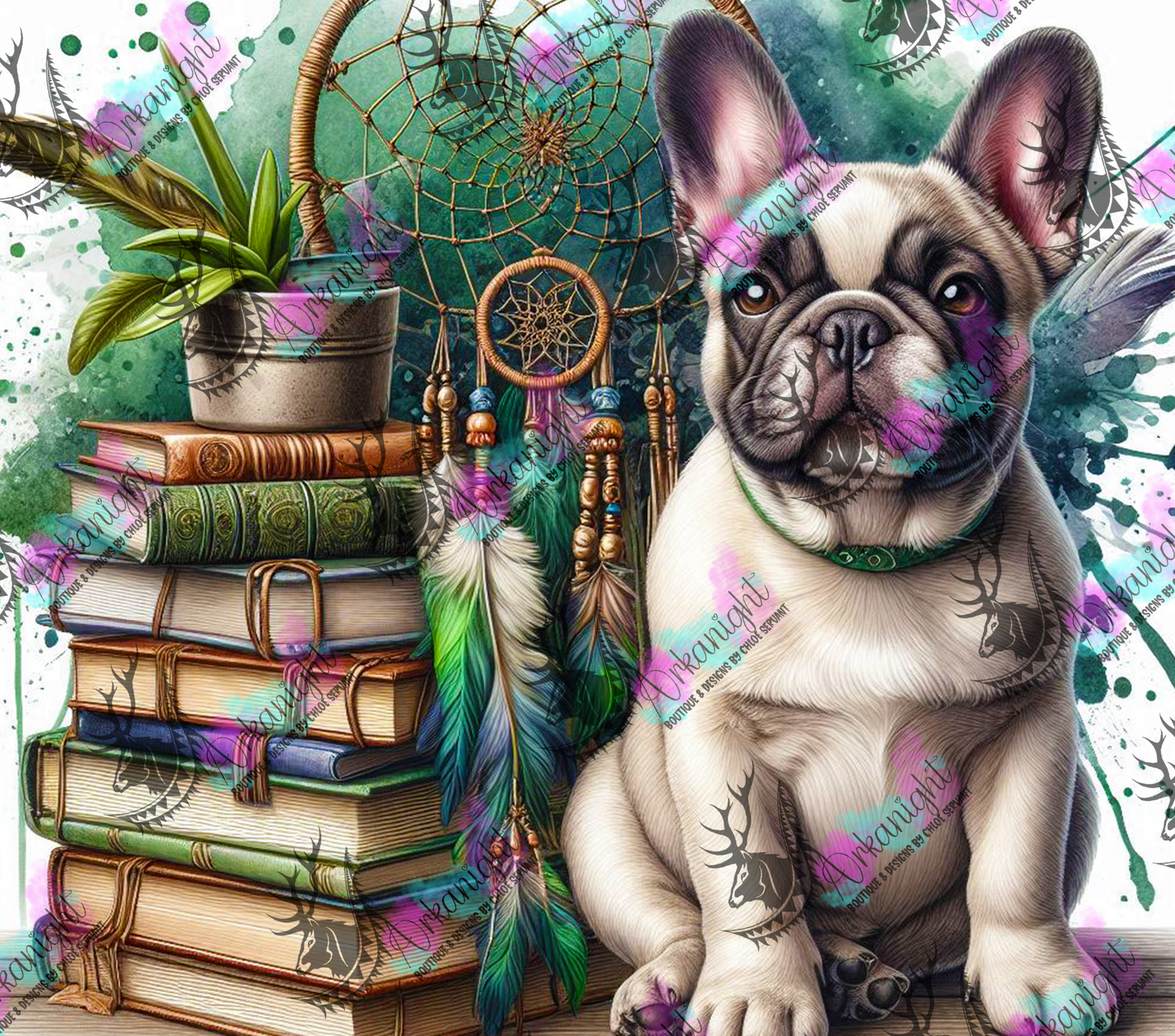 Numérique - Collection Books & Dogs - French Bulldog - 05