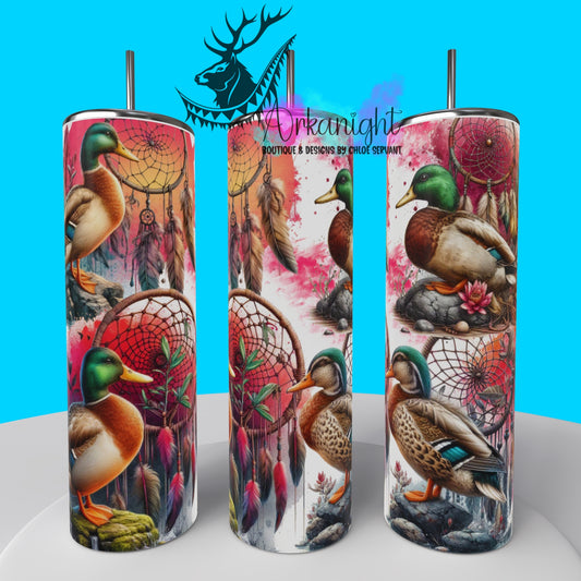 Gourde sur commande - Collection animals on rocks - Ducks