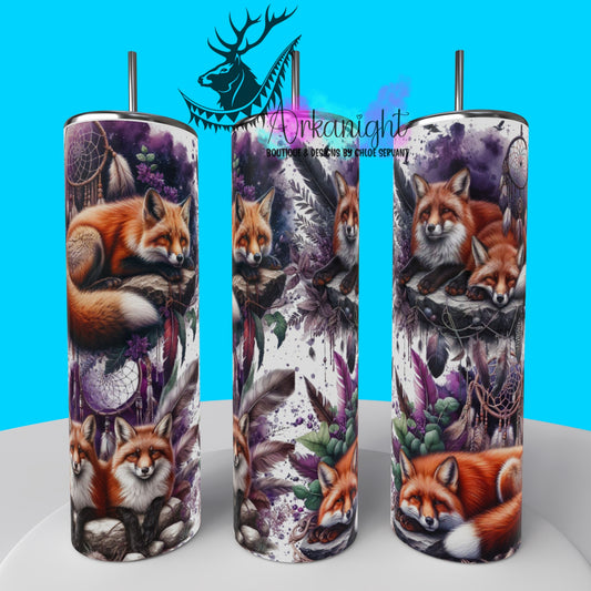Gourde sur commande - Collection animals on rocks - Fox