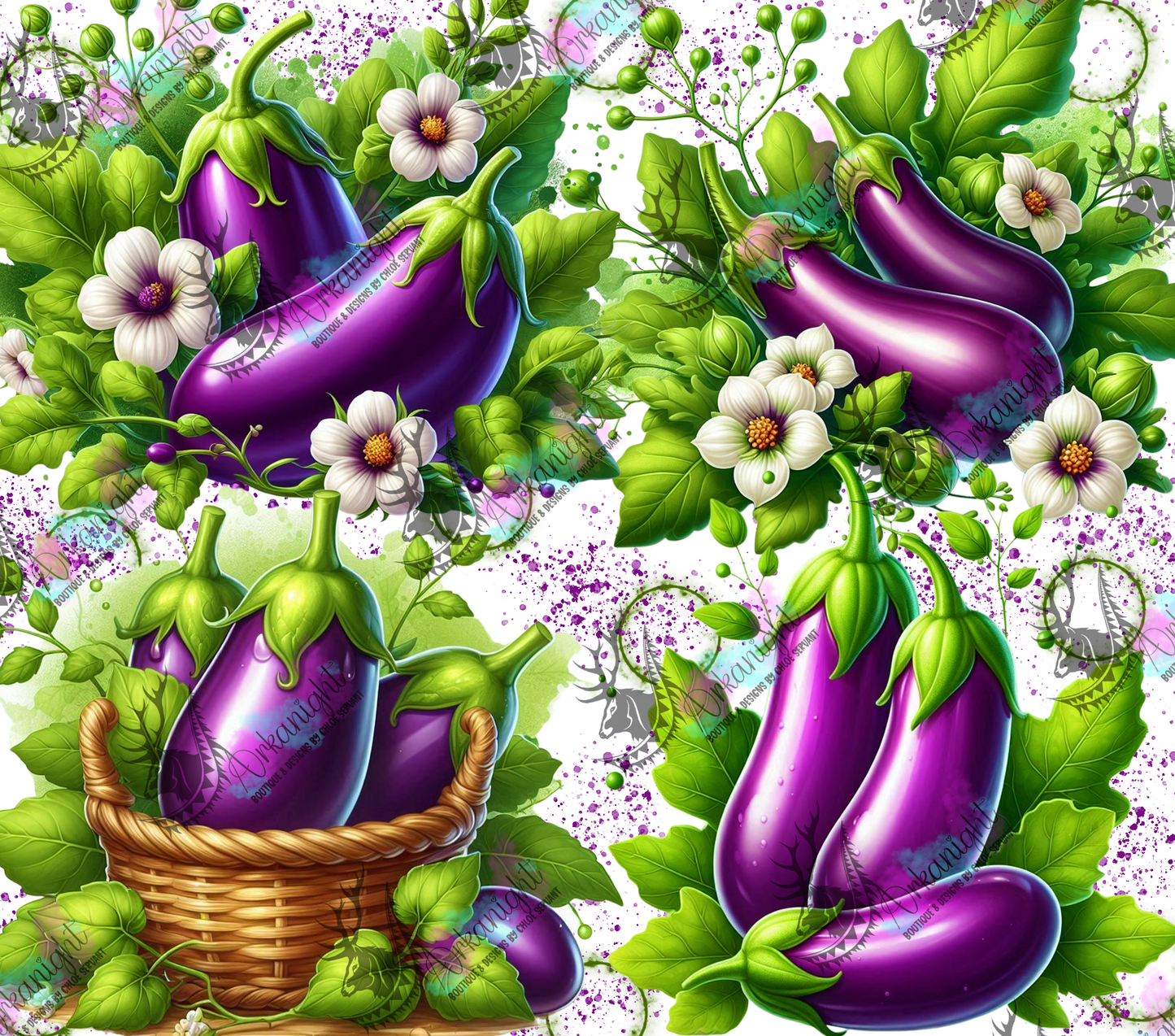 Numérique - Collection Fruits & Légumes 2025 - Aubergines