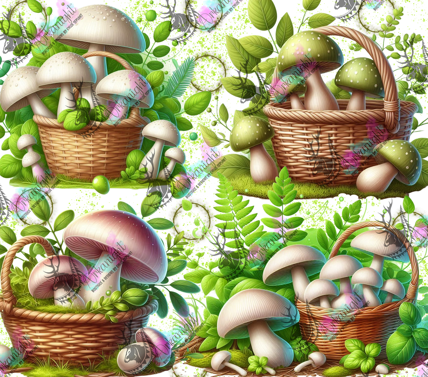 Numérique - Collection Fruits & Légumes 2025 - Champignons