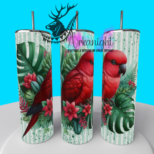 Gourde sur commande - Collection Monstera & Animals 2025 - Red Bird