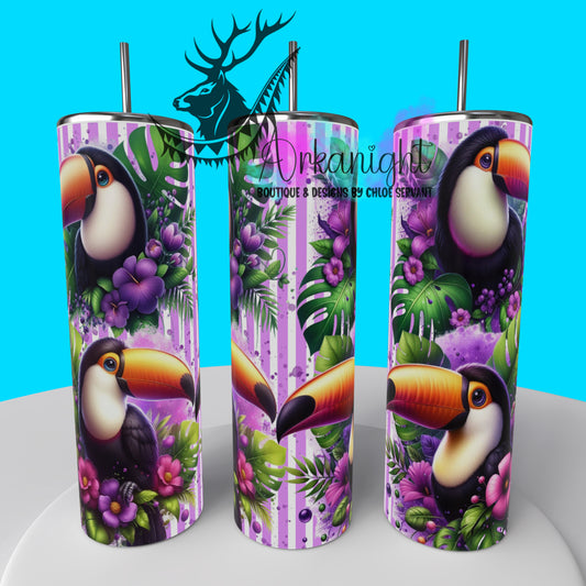 Gourde sur commande - Collection Monstera & Animals 2025 - Toucan