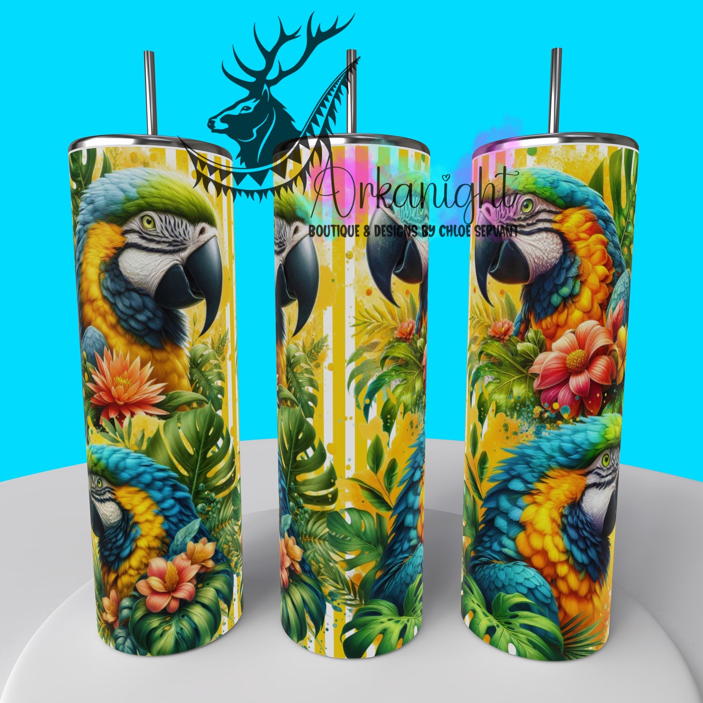 Gourde sur commande - Collection Monstera & Animals 2025 - Ara