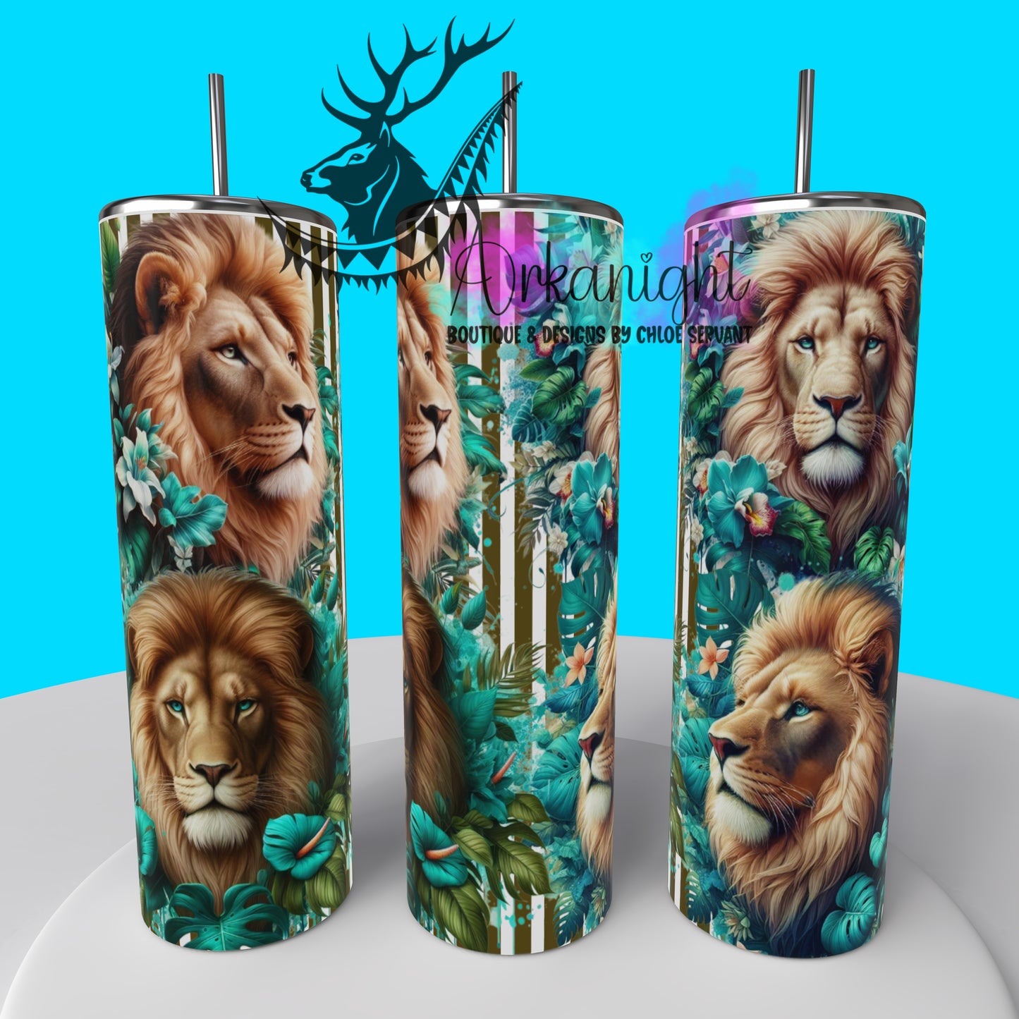Gourde sur commande - Collection Monstera & Animals 2025 - Lion