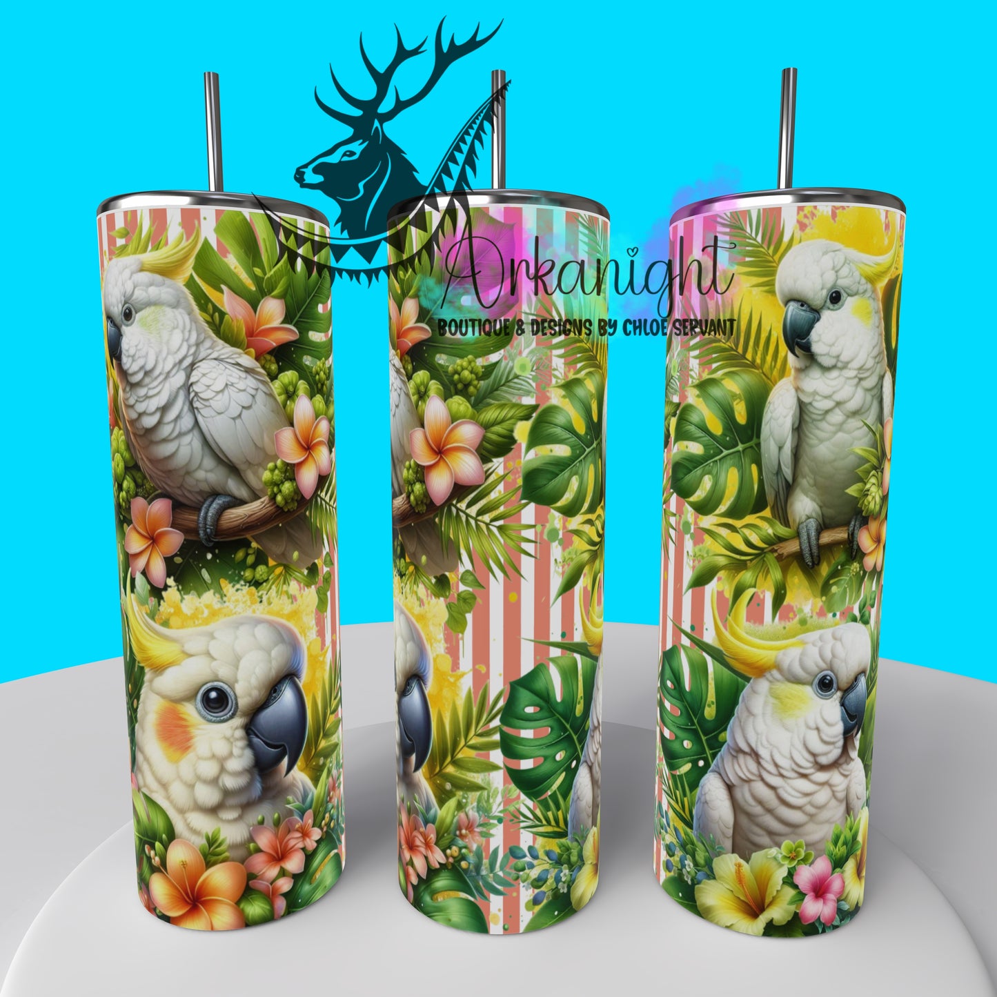 Gourde sur commande - Collection Monstera & Animals 2025 - Cokatoo