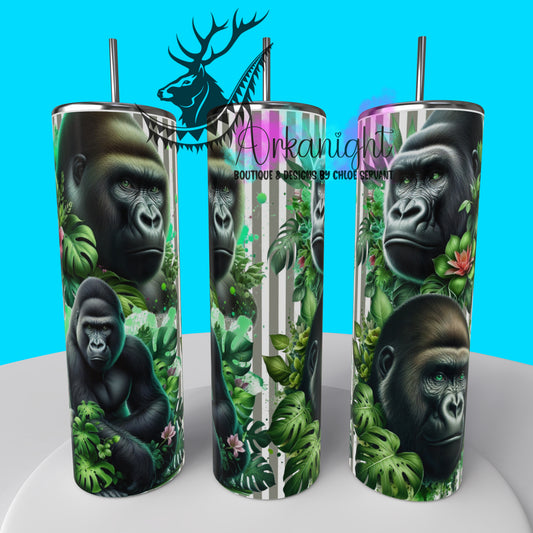Gourde sur commande - Collection Monstera & Animals 2025 - Gorilla