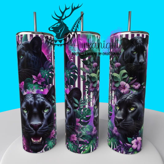 Gourde sur commande - Collection Monstera & Animals 2025 - Black Panther