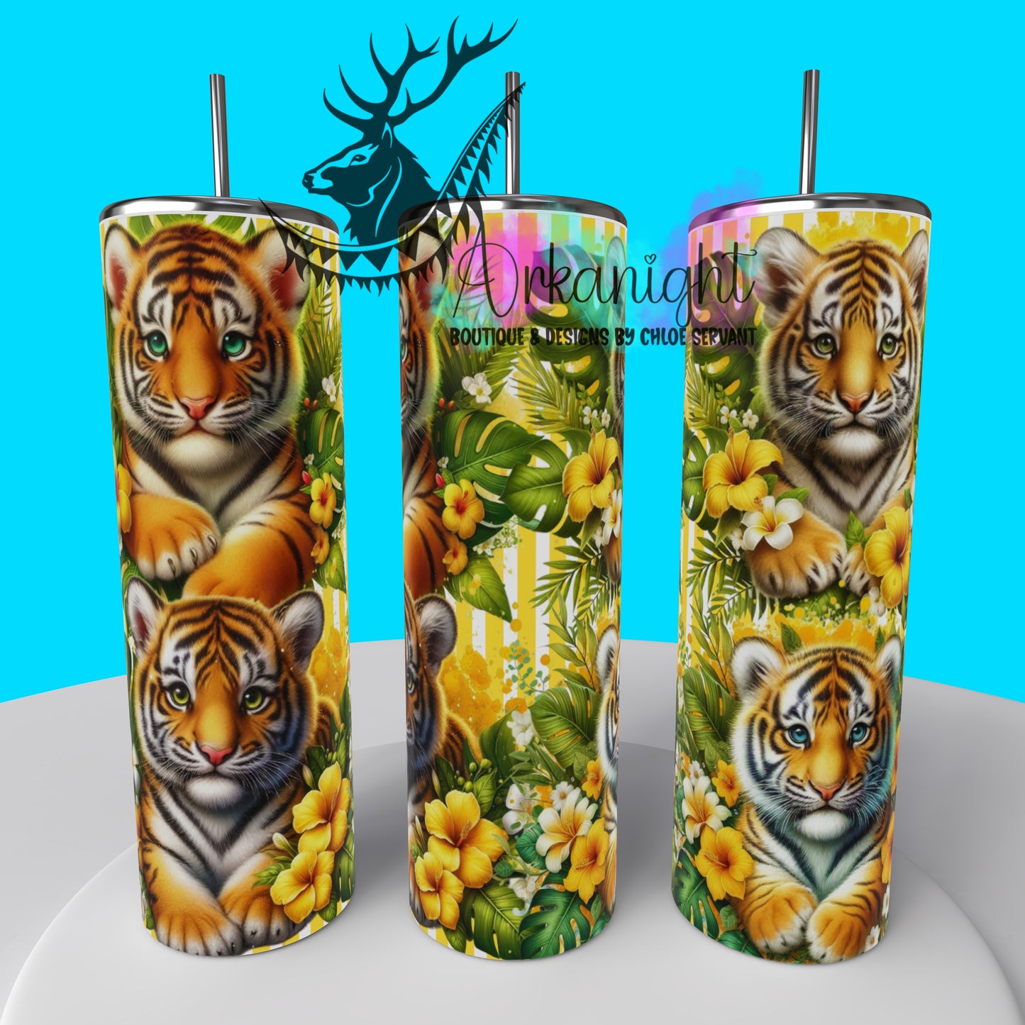 Numérique - Collection Monstera & Animals 2025 - Baby Tiger