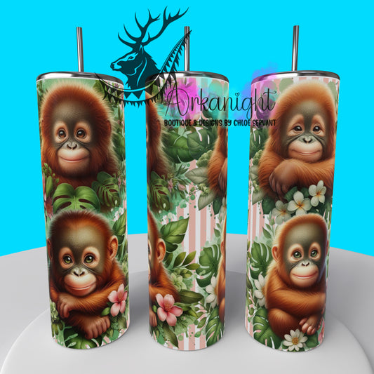 Numérique - Collection Monstera & Animals 2025 - Bébé Ourang-Outang