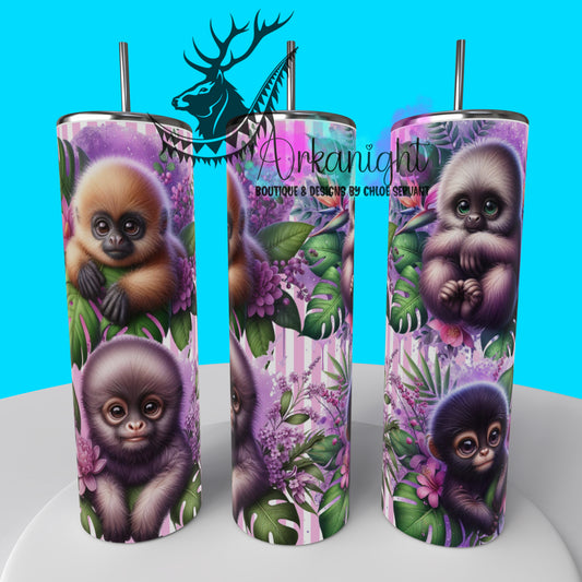 Gourde sur commande - Collection Monstera & Animals 2025 - Baby Spider Monkey