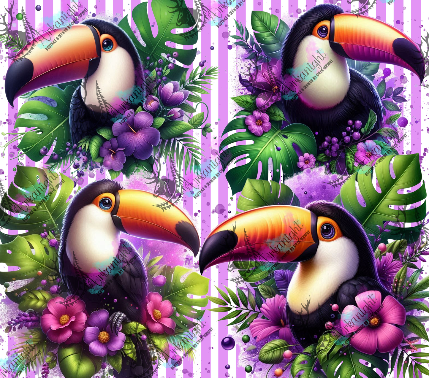 Numérique - Collection Monstera & Animals 2025 - Toucan