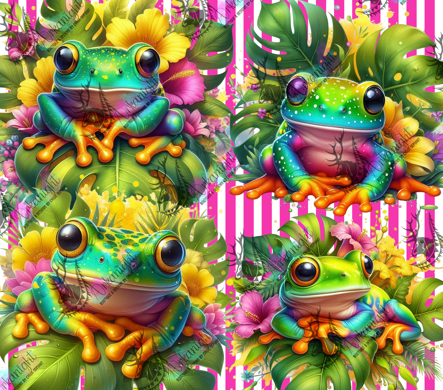Numérique - Collection Monstera & Animals 2025 - Colorful Frog