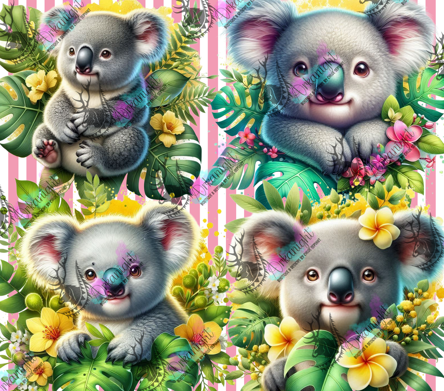 Numérique - Collection Monstera & Animals 2025 - Koala