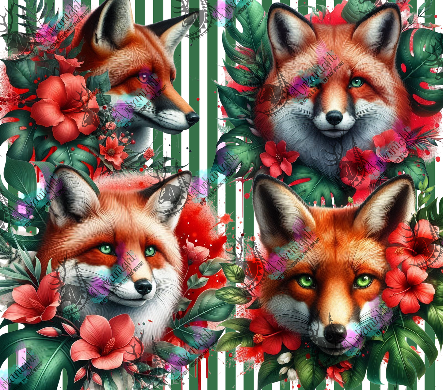 Numérique - Collection Monstera & Animals 2025 - Fox