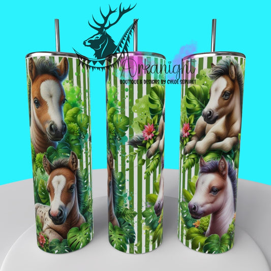 Gourde sur commande - Collection Monstera & Animals 2025 - Baby Apaloosa Horse