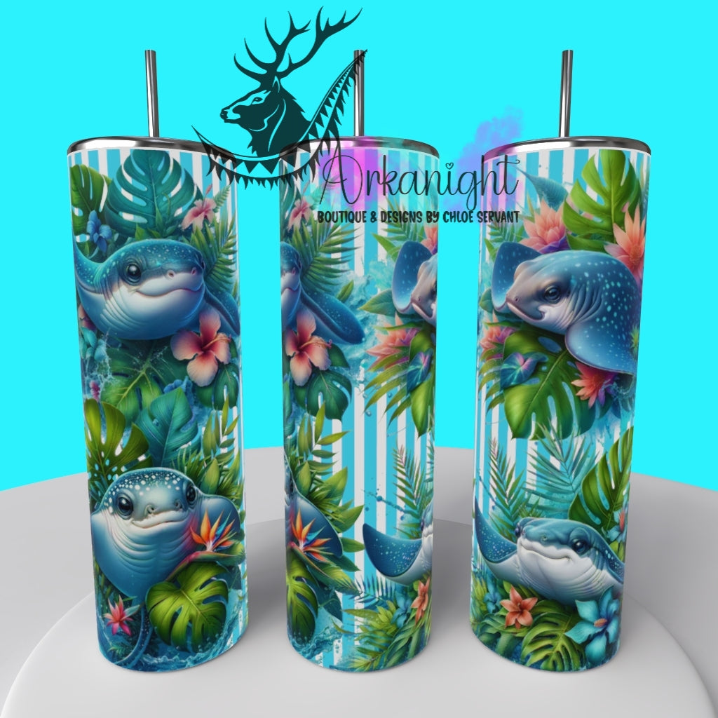 Gourde sur commande - Collection Monstera & Animals 2025 - Raie
