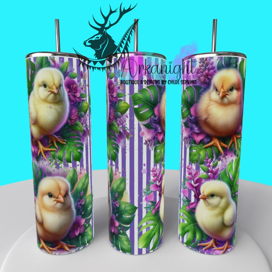 Gourde sur commande - Collection Monstera & Animals 2025 - Poussin