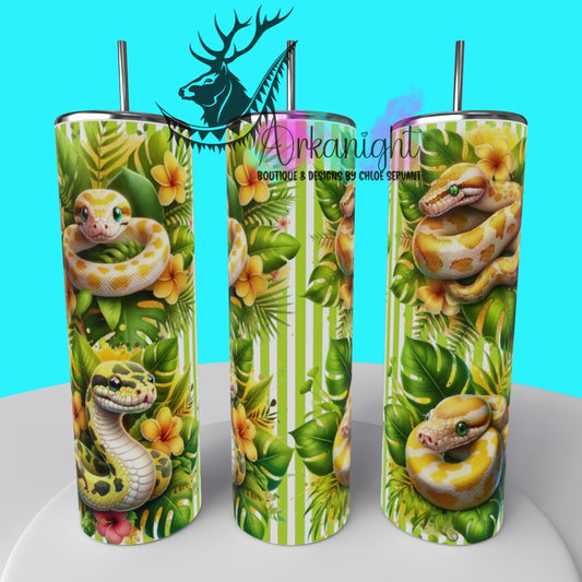 Gourde sur commande - Collection Monstera & Animals 2025 - Yellow Snake