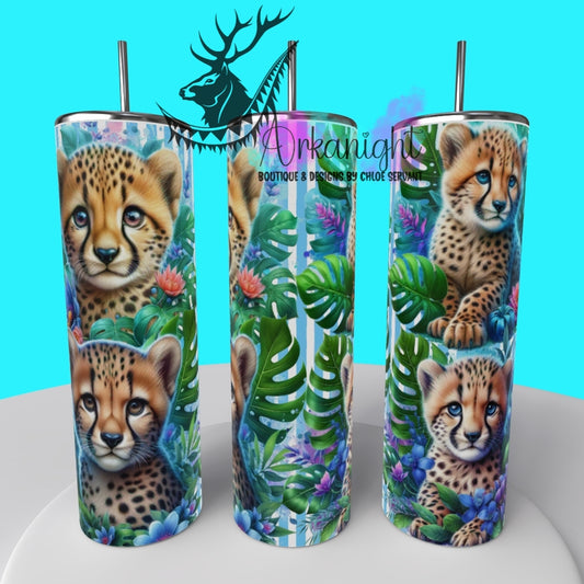 Gourde sur commande - Collection Monstera & Animals 2025 - Baby Cheetah