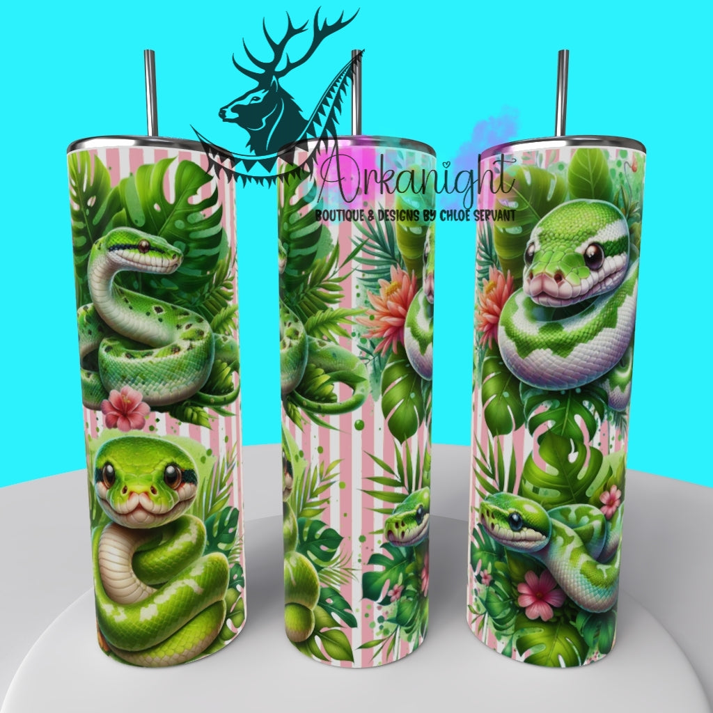 Gourde sur commande - Collection Monstera & Animals 2025 - Green Snake