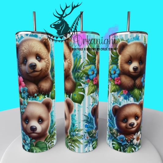 Gourde sur commande - Collection Monstera & Animals 2025 - Bébé Ours