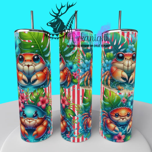 Gourde sur commande - Collection Monstera & Animals 2025 - Crabe