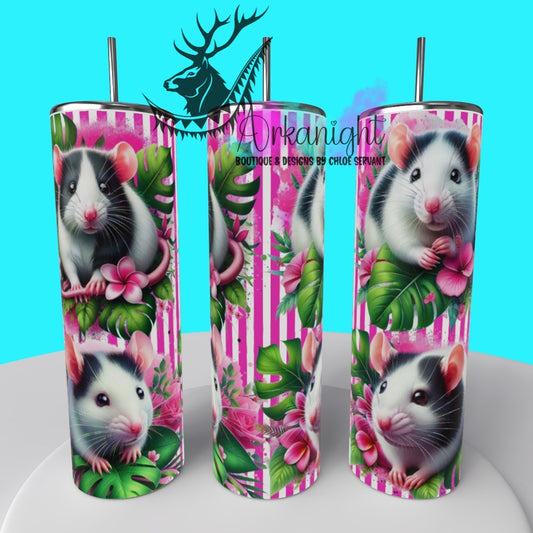 Gourde sur commande - Collection Monstera & Animals 2025 - Bébé Rat