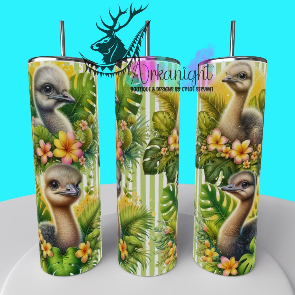 Gourde sur commande - Collection Monstera & Animals 2025 - Bébé Autruche