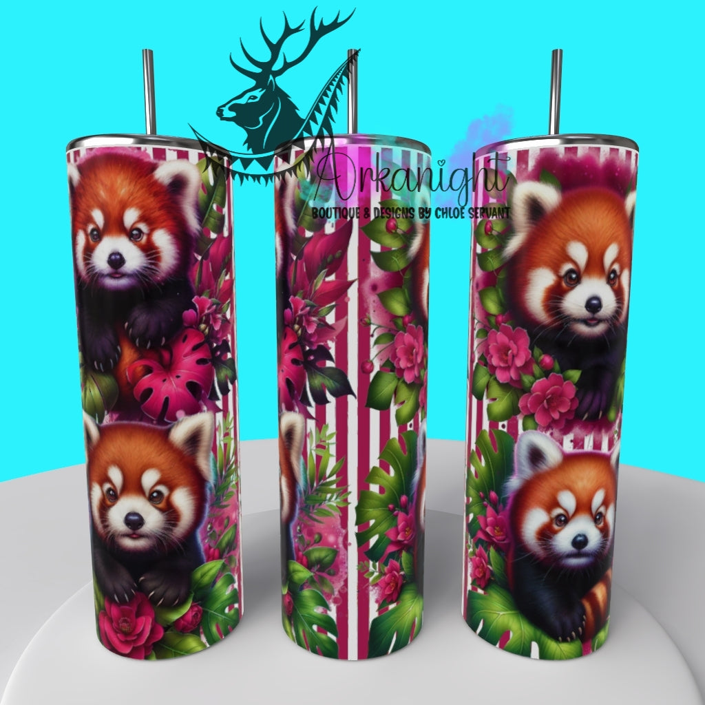 Gourde sur commande - Collection Monstera & Animals 2025 - Baby Red Panda
